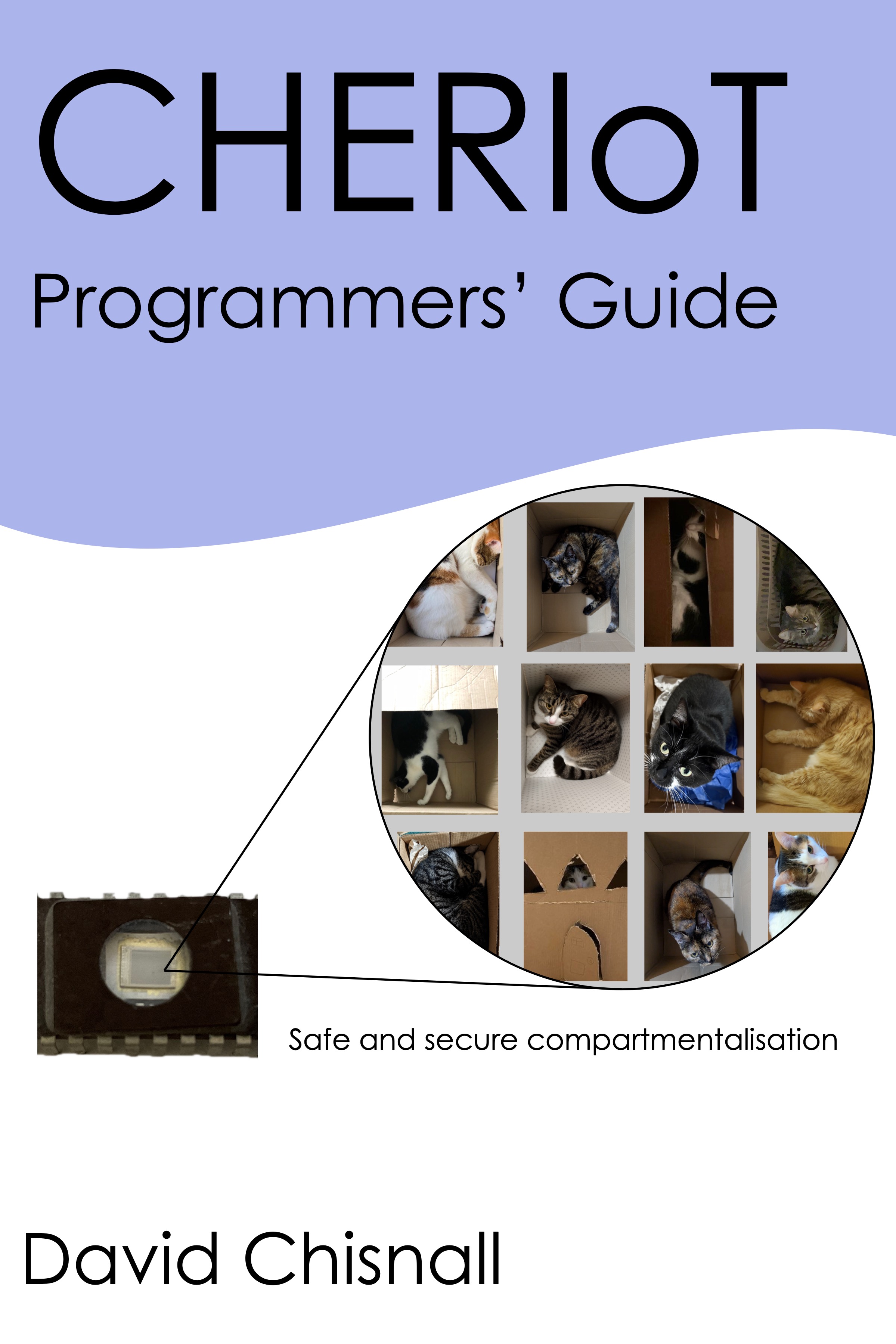 Cover image showing a large number of cats in boxes inisde a chip as a metaphor for compartmentalisation