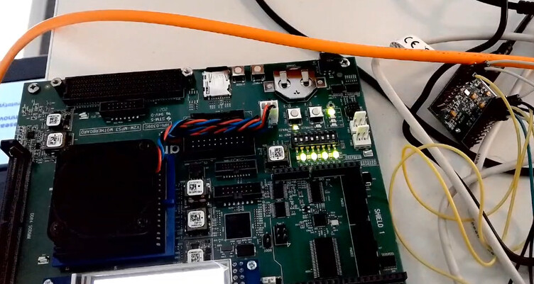 FPGA running CHERIoT Ibex